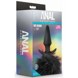 Anal Adventures Plug Pompon Anal Adventures Rabbit Tail 9  x 3.5cm